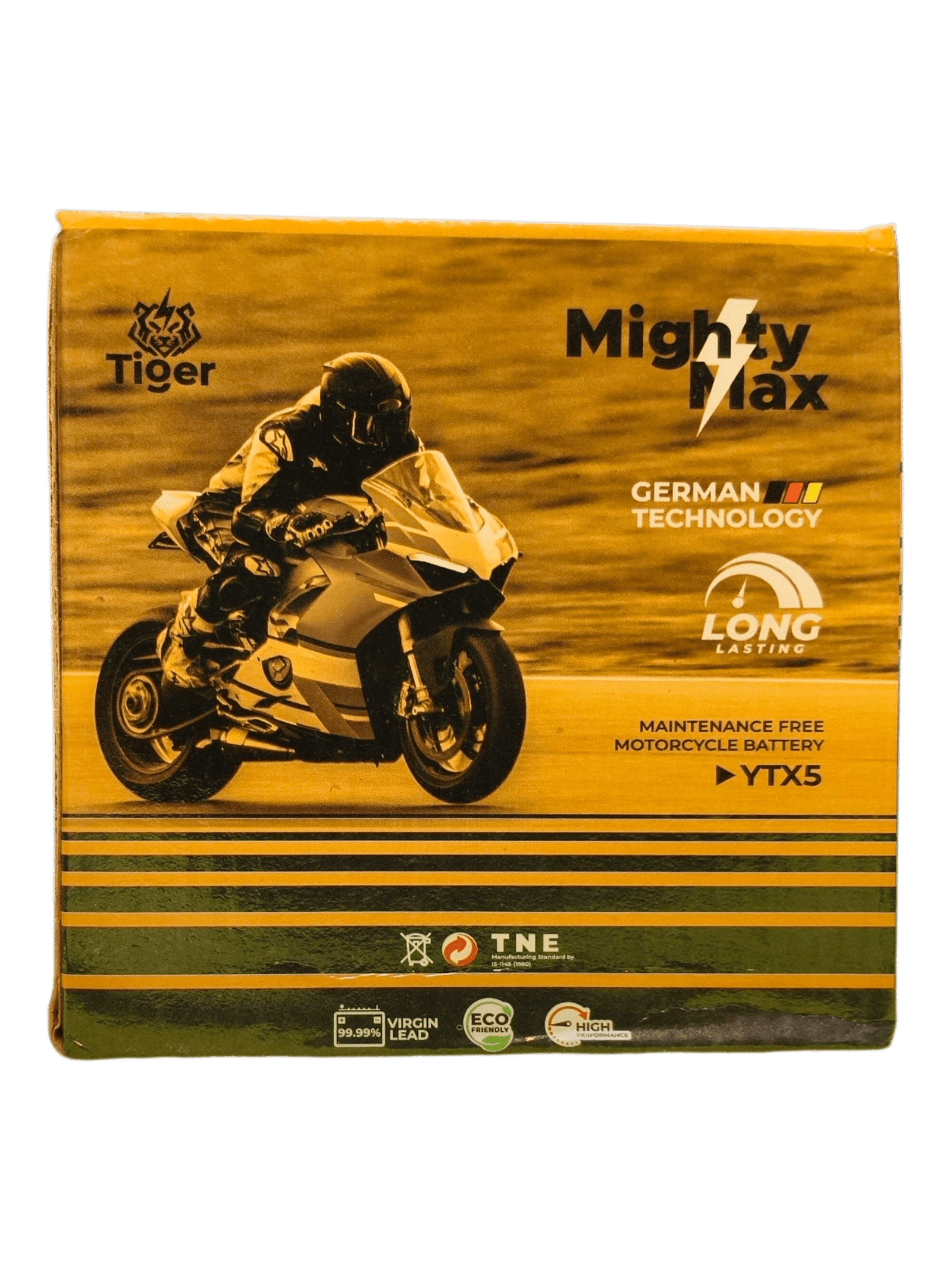Original Mighty Max YTX5 Motorcycle Battery (12V 5Ah) | German Technology - Image 5