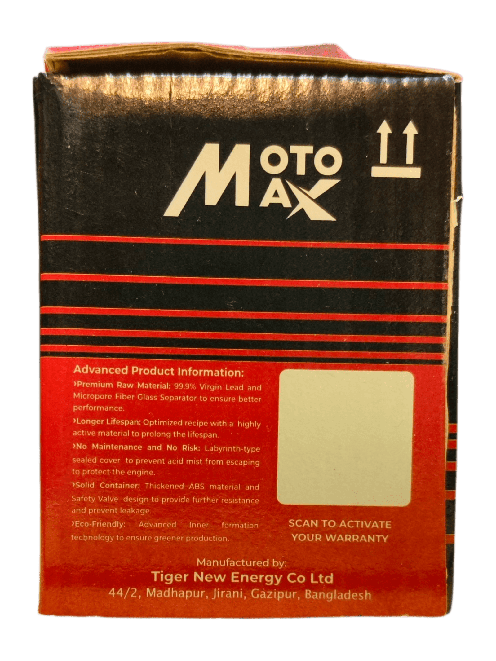 Original Moto Max YTX4 Motorcycle Battery (12V 4Ah) | German Technology - Image 4