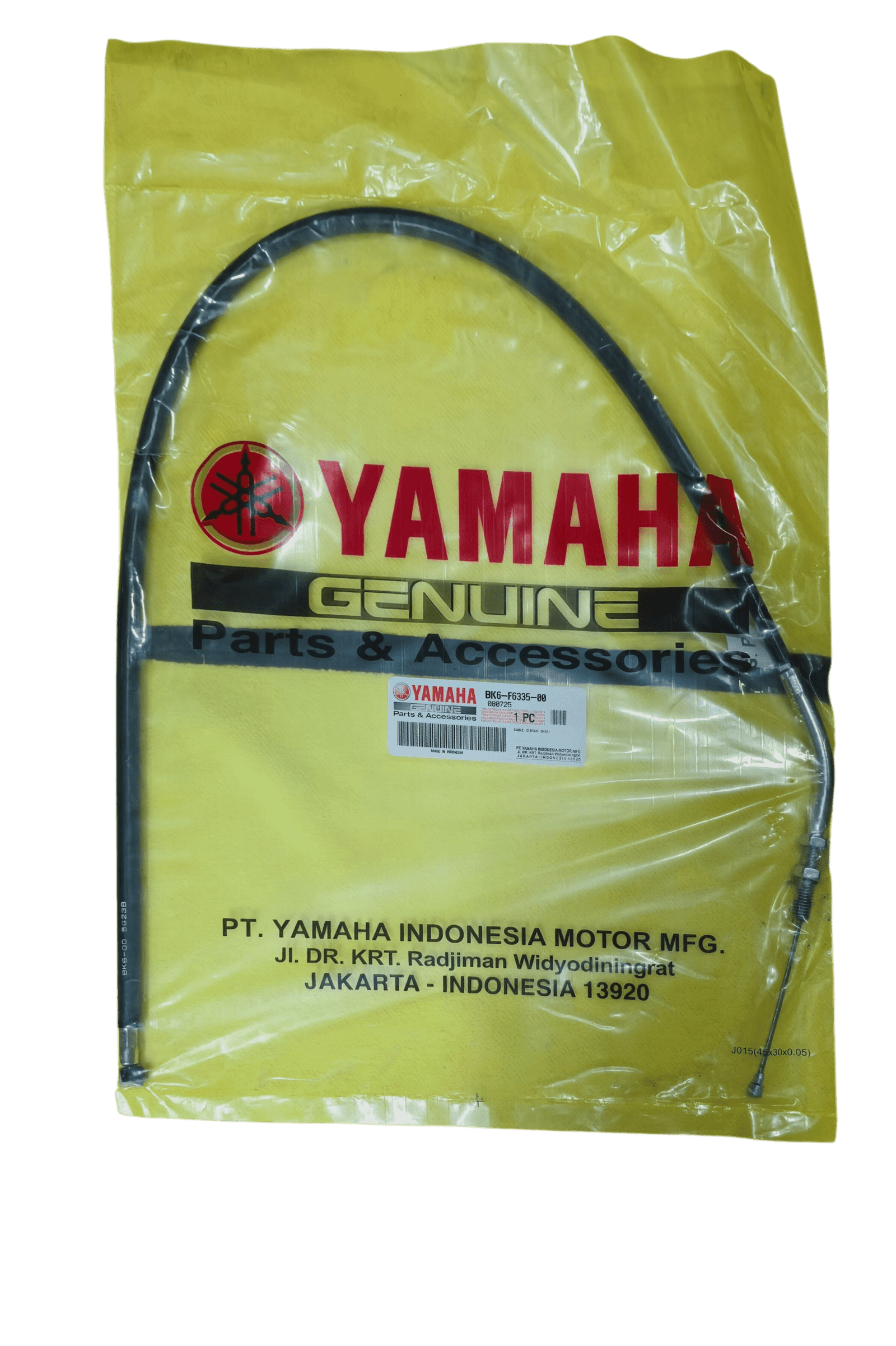 Original Yamaha R15 V3 Cable Set (Clutch & Throttle) | Yamaha Genuine Parts